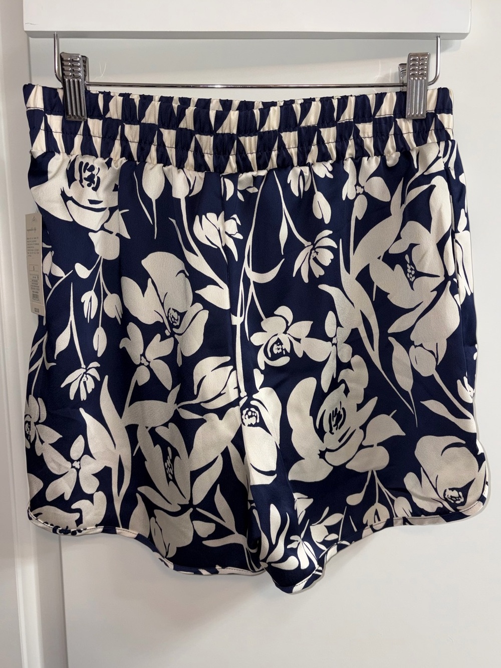 Silk High Waisted Shorts